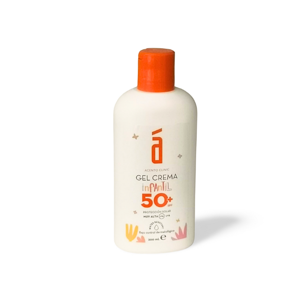 Acento Clinic Gel Crema Protector solar Infantil SPF50+ de 200ml